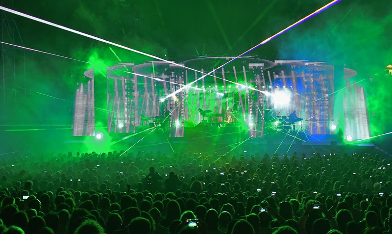 Jean Michel Jarre at Baalbeck Festival